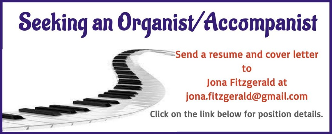 Organist/Accompanist Wanted 2026