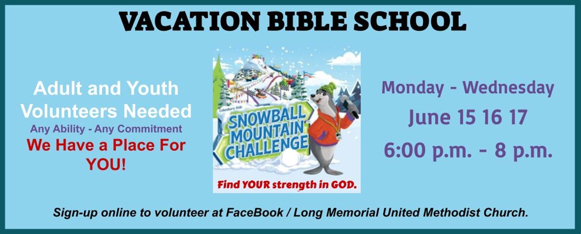 VBS Volunteer Invitation 2026
